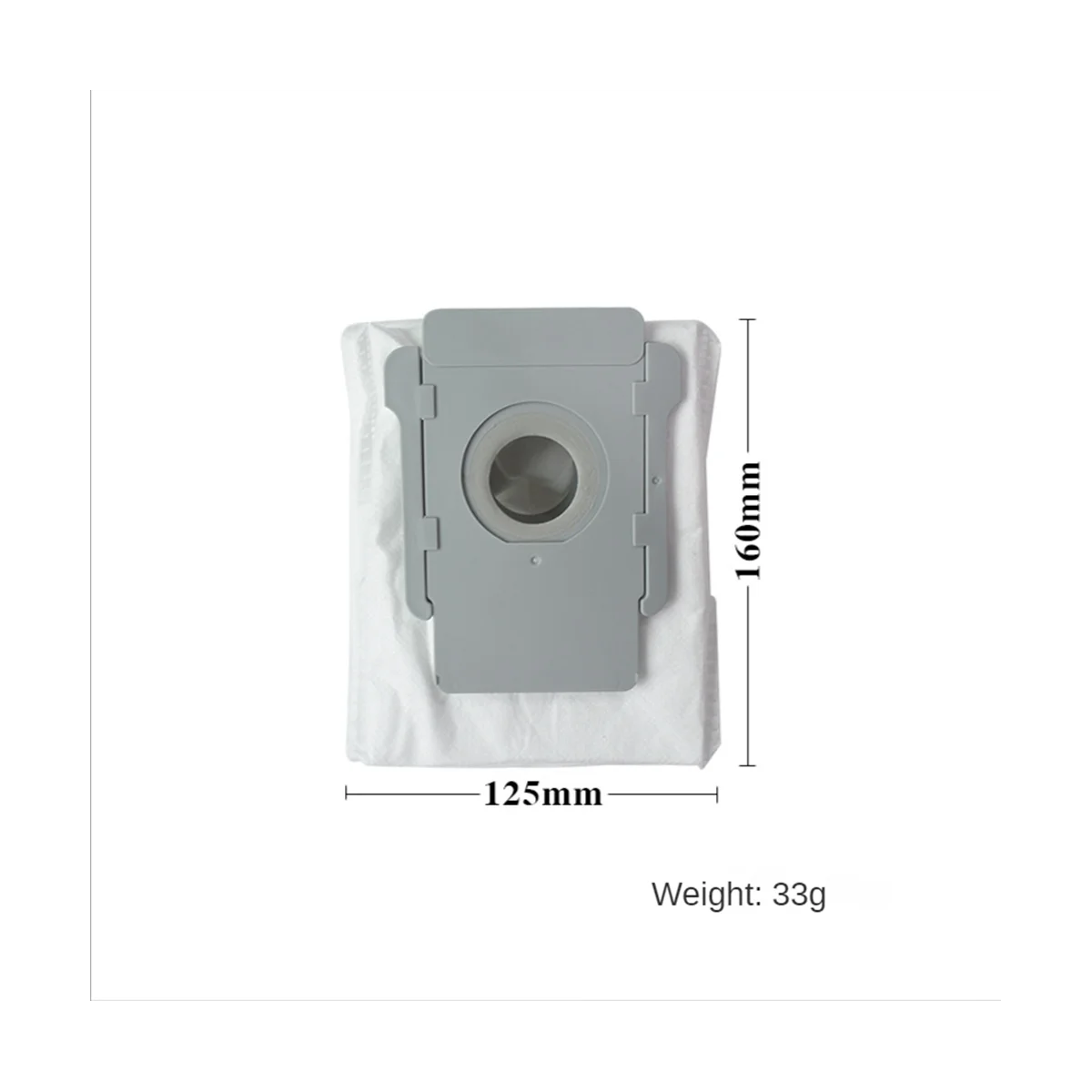 Aspirador de pó Substituição do saco, Coletor de pó robótico, Peças sobressalentes para IRobot Roomba S9, I7, I7 Plus, E5, E6, 4pcs