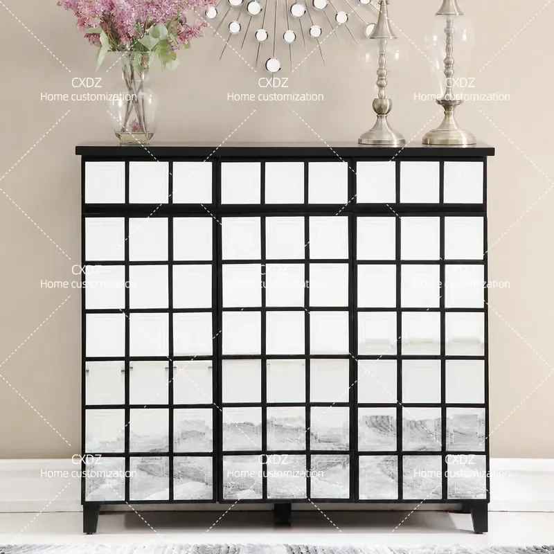 Large Capacity Shoe Cabinet Wall Mounted Entryway Storage Unit Breathable Foyer Locker for Home Entrance Porch Organization
