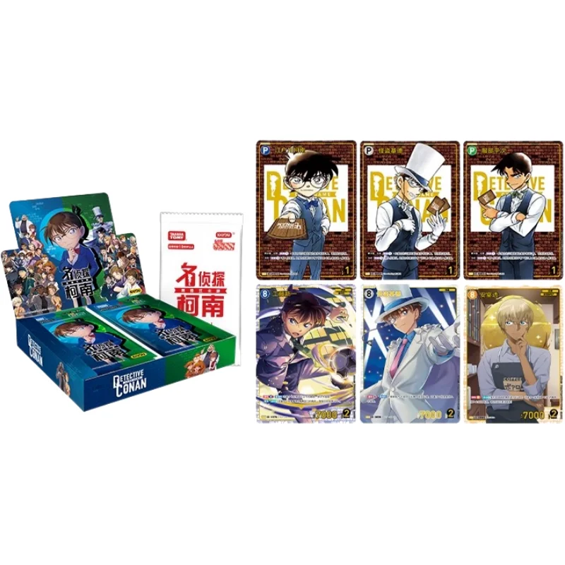 

Официальные оригинальные коллекционные карточки Kayou Detective Conan — пакет расширения карточек первой серии, официальные боевые карты, игрушки в подарок