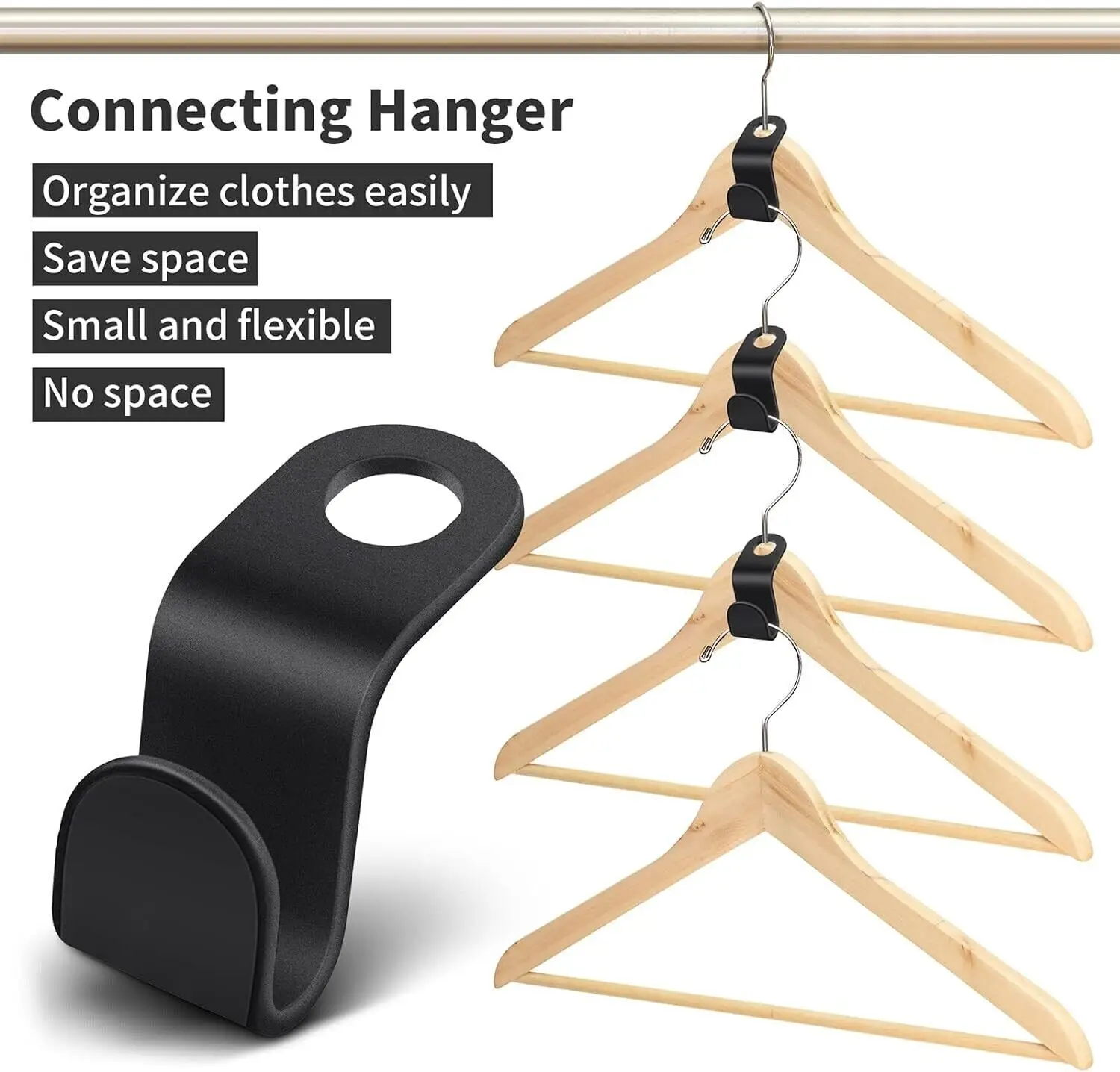 50pcs High Pressure Space Triangles Clothes hanger AS-SEEN-ON-TV Creates 3X More Closet Space