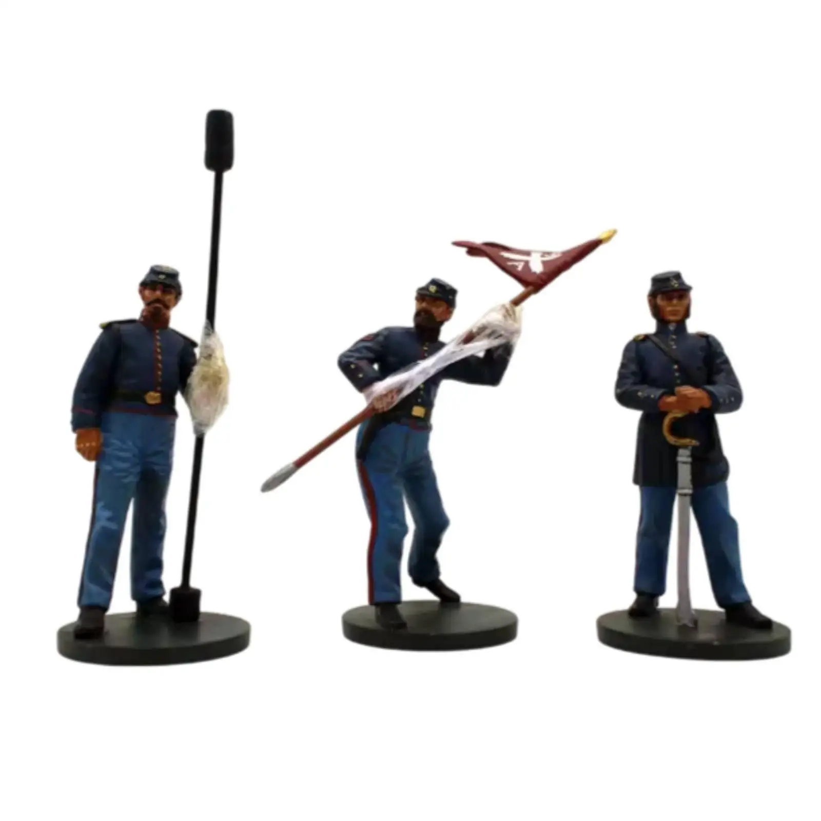 WW1 Infantryman Miniature Historical Figure Statue 1/32 Alloy Model for Diorama Scene Collector Display Piece