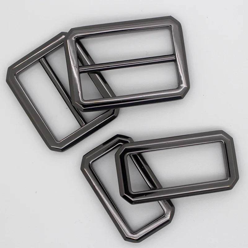 

32/38mm Metal Cast Strap Belt Web Rectangle Adjust Tri-glide Pin Roller Buckle Slider Loop O Ring