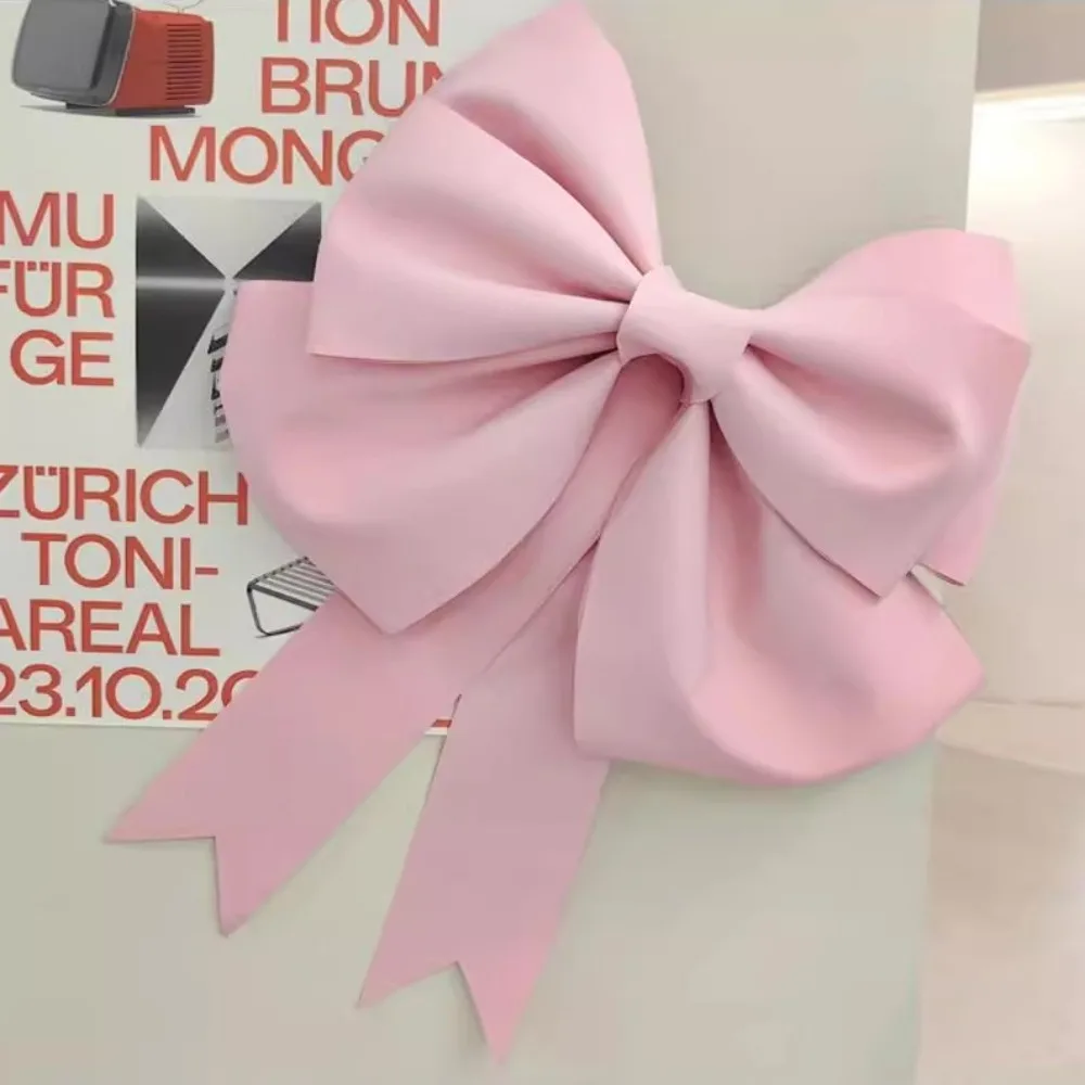 30/50/75cm Christmas Giant Bow Large Handmade Bow Knot Kit Multi-scene Simple Installation Christmas DIY Decor Festivity Decor