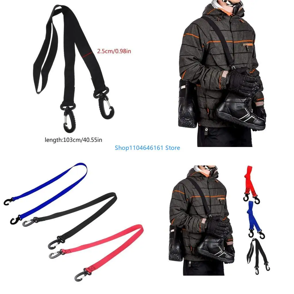 

Лыжные ботинки и ботинки для сноуборда с ремнями для переноски | Регулируемый ремень для удобной переноски для взрослых и | ха