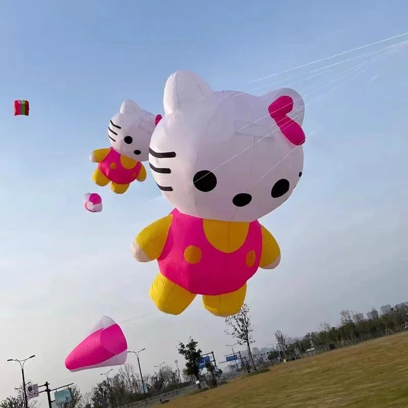 대형 풍선 연 펜던트 비행 부드러운 연 바람주머니 연 쇼 연 거대한 야외 게임 어린이를위한 야외 장난감 배낭
