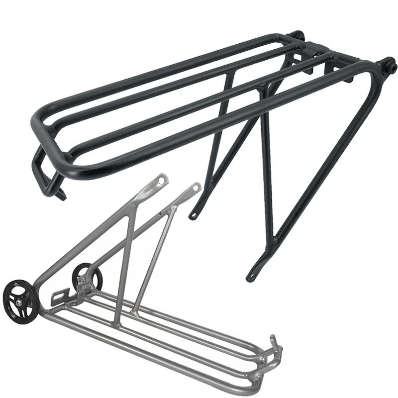 

New For Brompton Folding Bike Standard Rack For 3Sixty Brompton Standard Rear Rack Bicycle Shelf Accessories