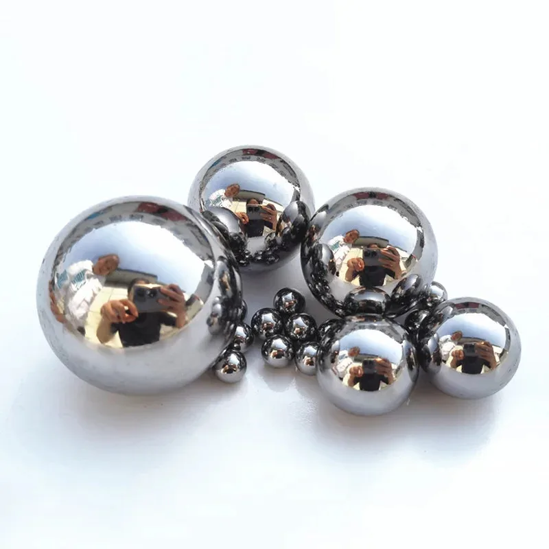 1-50 pz 7-120mm Sfera di Ferro Solido Q235 Acciaio Al Carbonio Perlina di Ferro Liscia di Alta Qualità 7/8/9/10/11/12/12.7/14/15/16/17-70mm Full-size
