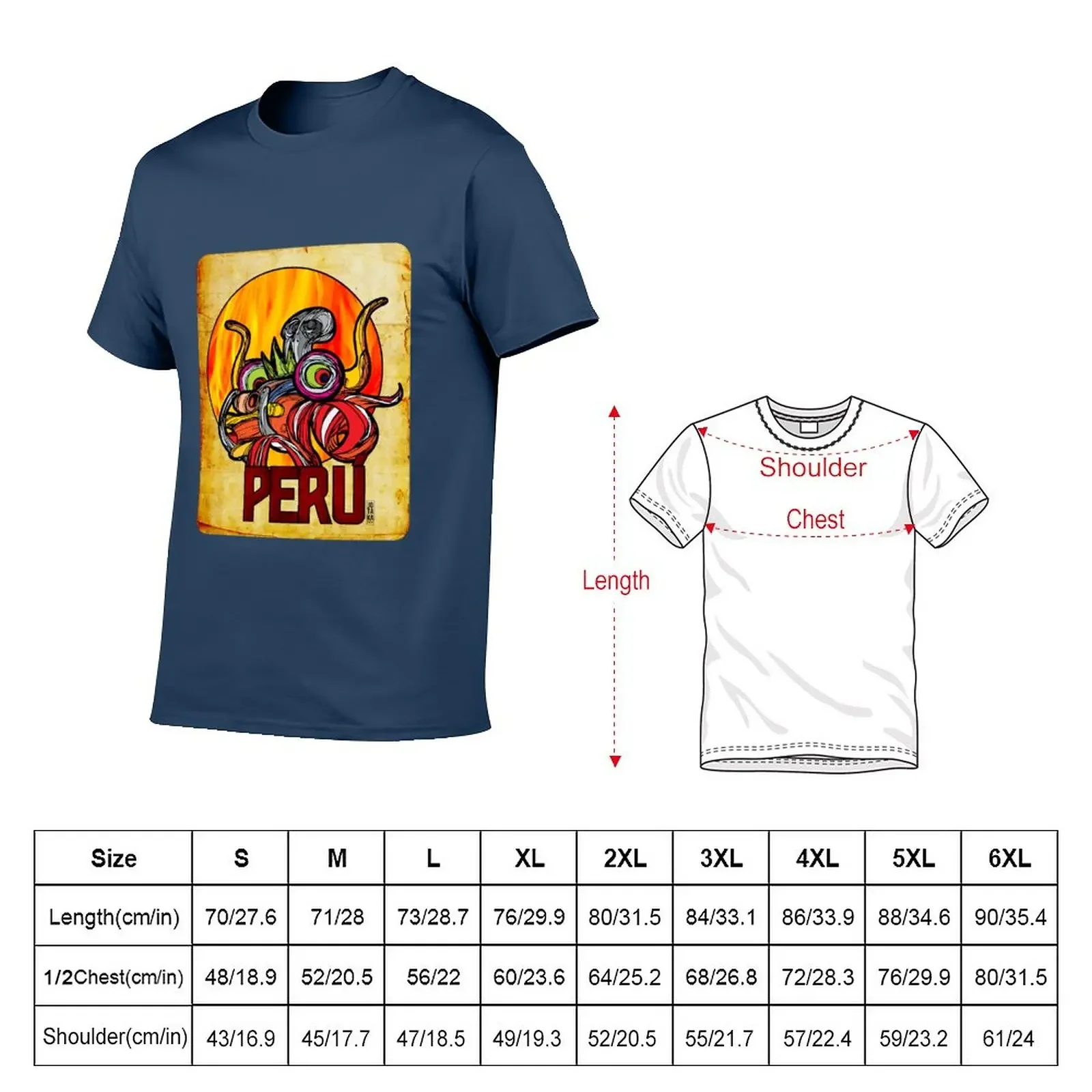 Diablada peru - jotaka T-Shirt cute tops tees korean fashion t shirts for men cotton