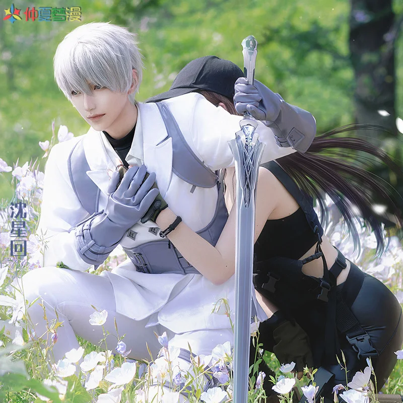 Game Love And Deepspace Xavier Cosplay Costume Wig BoyFirend Bunny Suit Unisex Anime Game Cosplay Clothes Halloween Mens Cosplay