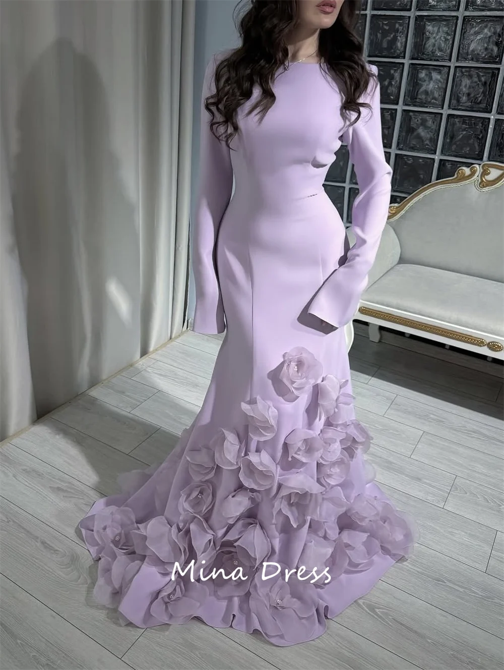 lady and sons restaurant dress code What Are We Wearing to Restaurants in Boston Now? Color:Ivory over Misty Mauve (gown with Natural Illusion) main image 0