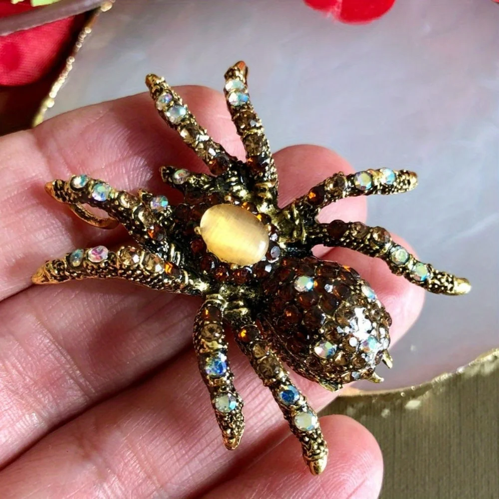 

Baroque Luxury Spider Insect Design Men's Women's Brooch Pins，Jewelry & Accessories，Wedding Holiday Party Couple Surprise Gift