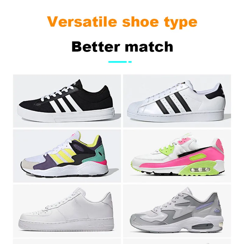 Cordones elásticos para zapatillas de deporte, cordones planos con cabeza de Metal, bandas de goma para zapatos deportivos para hombre y mujer, accesorios para zapatillas de correr, 1 par