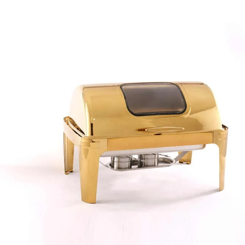 

High quality hot pot stainless steel, roll cover buffet food insulation board hot pot