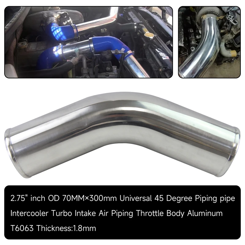 Aluminum T6063 Universal 45 Degree 57-80mm/ 2.25