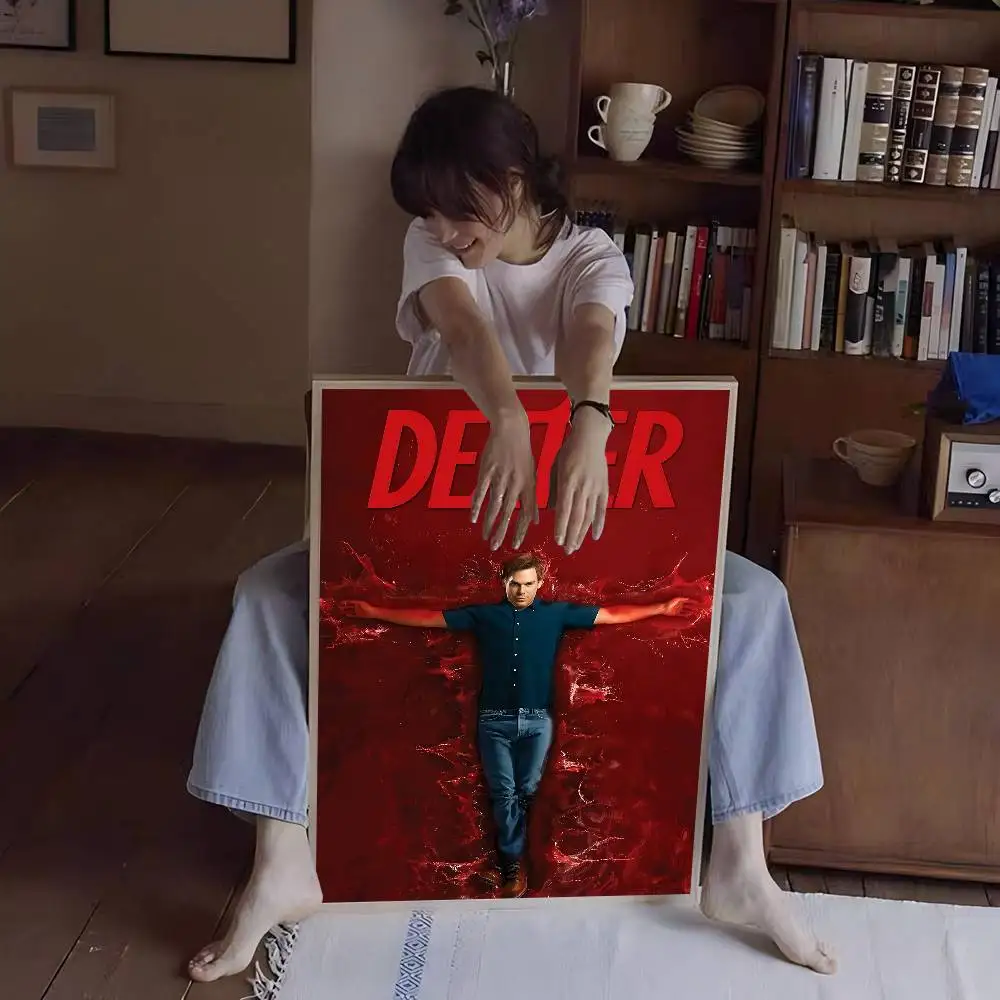 D-Dexter مايكل C.Hall الفيلم التلفزيوني الكلاسيكي ملصقات لاصقة غرفة خمر مقهى ديكور الشمال ديكور المنزل