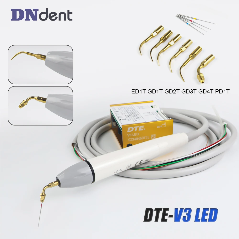

Dental DTE V3 Ultrasonic Scaler With LED Light Built in Scaler For Dentist Chair Unit for teeth cleaning whitening