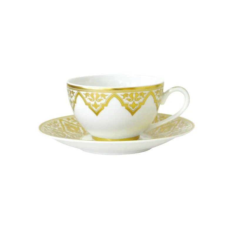 Tea Coffee Cup Saucer Mug Afternoon Tea Embossed Porcelain