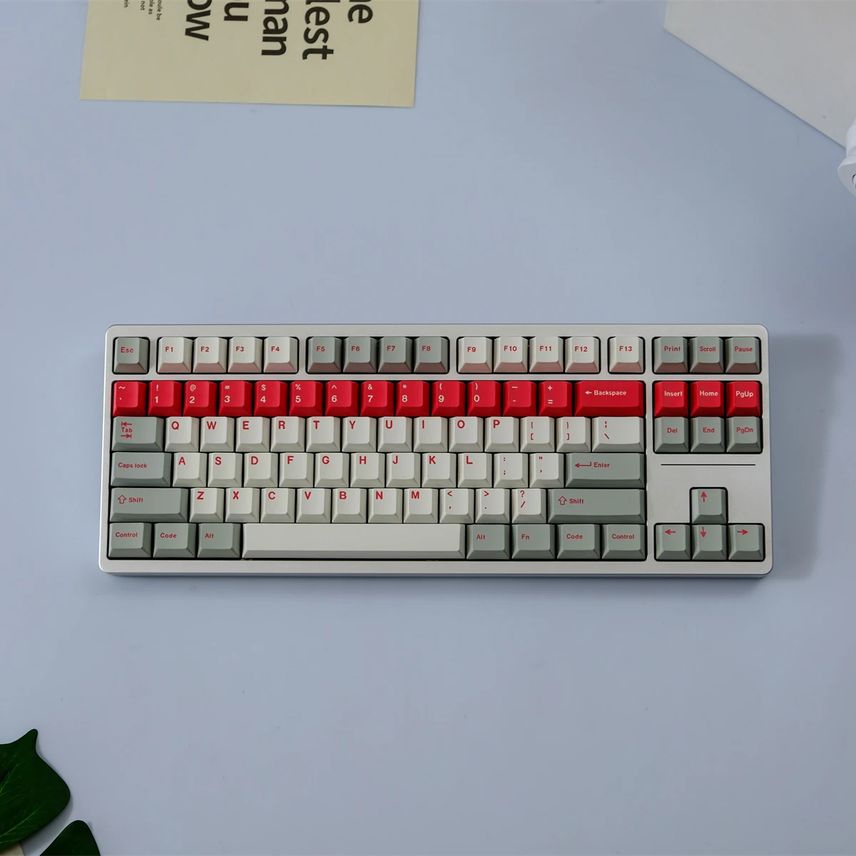 Red Alert Style GMK Keycap Cherry Profile Custom PBT 131 Keys Sublimation Keycaps for Cherry Mx Mechanical Keyboard Key Cap