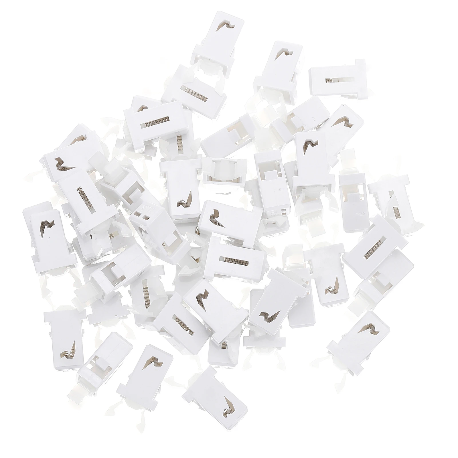 

50pcs Press Buckle For Garbage Can Plastic Replacement Lock Latch Trash Can Accessories Push Button Buckles Smooth