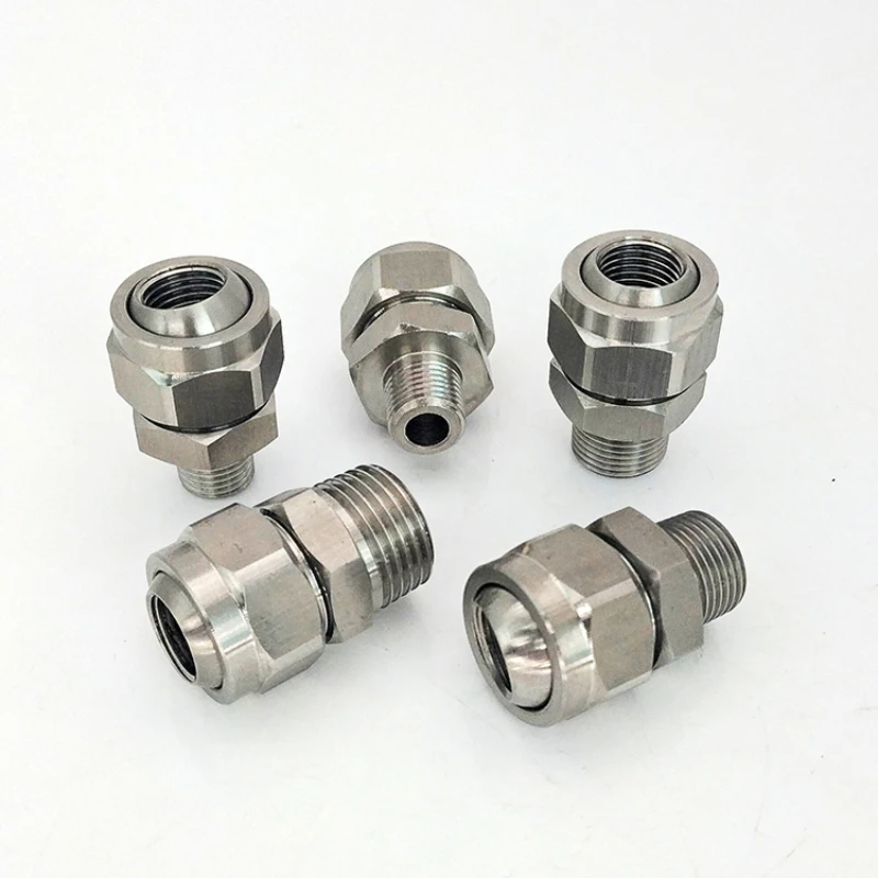 304 Edelstahl Universal basis einstellbare sphärische Einstell düse