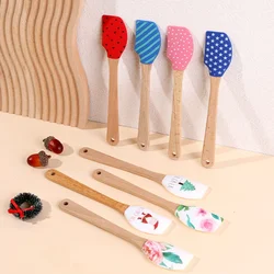 Christmas Series Mini Silicone Spatula Cake Cream Spatula Butter Spatula Cake Decoration Kitchen Baking Accessories