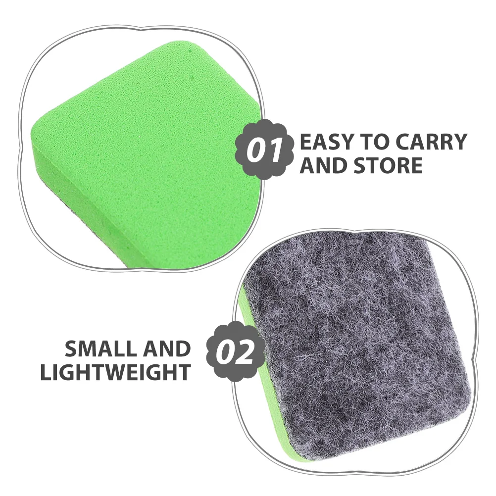 100 قطعة ممحاة السبورة الصغيرة الصغيرة الجافة محو مجلس الأنظف لمكتب الفصول الدراسية المنزل قابلة لإعادة الاستخدام محايات السبورة للمعلمين