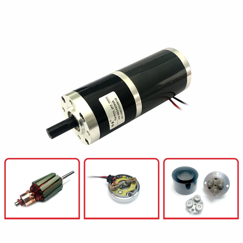 250KG 60GX6092R 60mm 12mm shaft diameter planetary DC reduction motor, high torque micro speed control variable speed motor