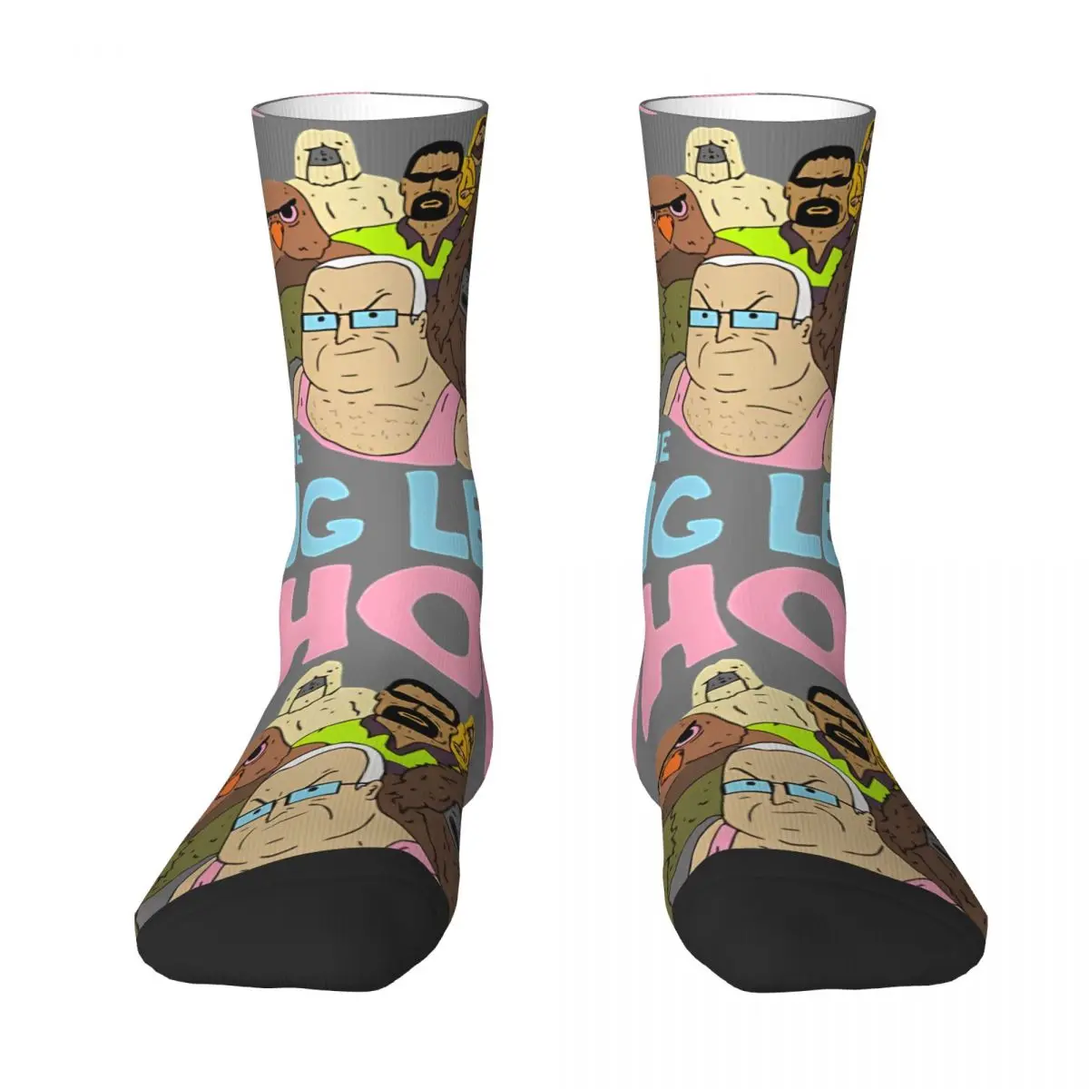 Hip Hop Vintage Proficient Crazy Men's compression Socks Unisex Sassy The Sasquatch Harajuku Seamless Printed Funny Novelty