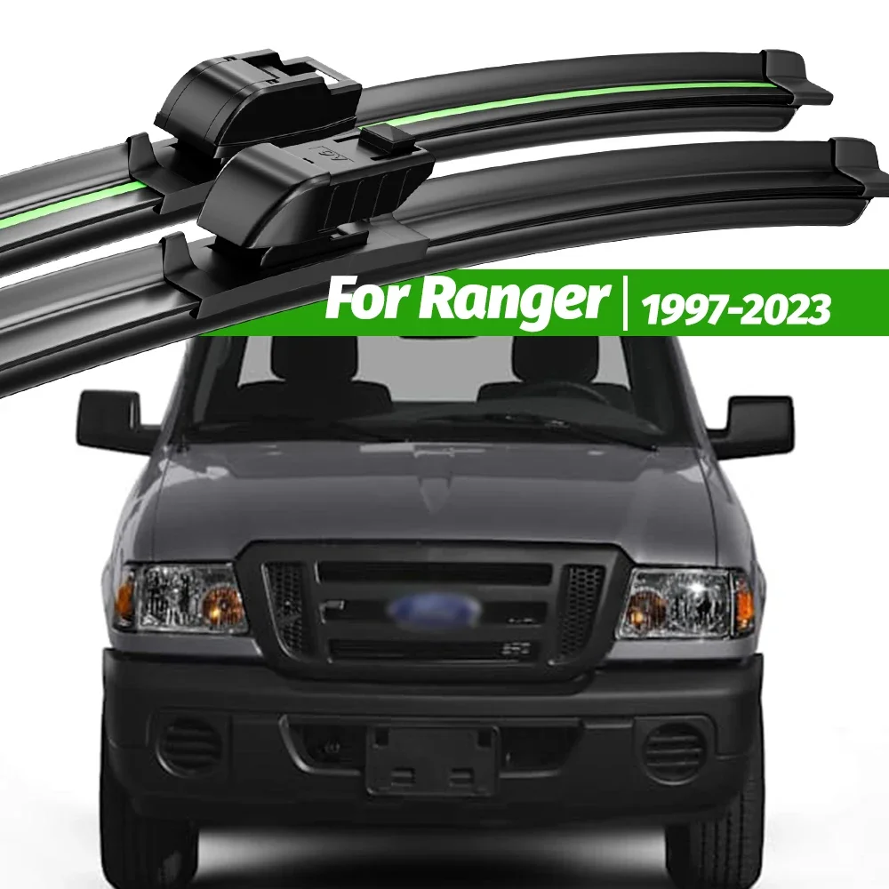 

For Ford Ranger 1997-2023 2pcs Front Windshield Wiper Blades 2006 2011 2012 2016 2017 2019 2022 Windscreen Window Accessories