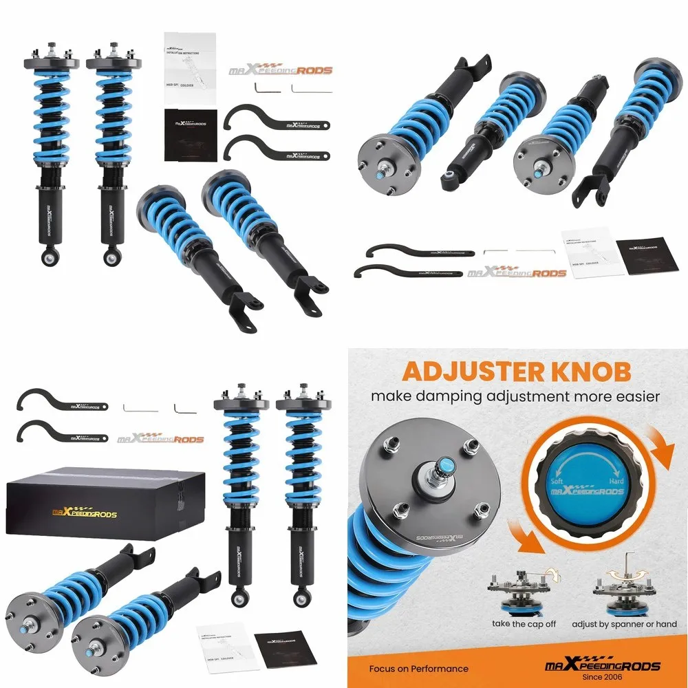 

Jaguar XJ XJR XJ8 X358 X350 2003-2009 Air Suspension to Coilover Conversion Kit