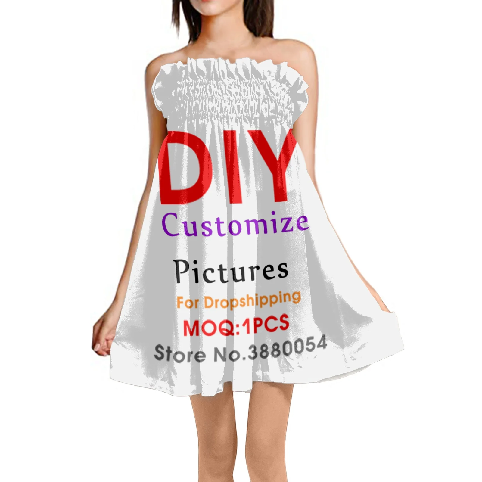 

Noisydesigns 3D Custom Women Sleeveless Sexy Skirt Luxury 2022 Ladies Wedding Party Club Clothing S M Vestidos New Dropship