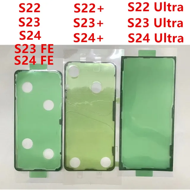 Do Samsung Galaxy S24 Ultra S23 FE Plus S22 Bateria Tylna pokrywa Naklejka samoprzylepna Klej Wodoodporna podwójna taśma S928 G926 S918 S908