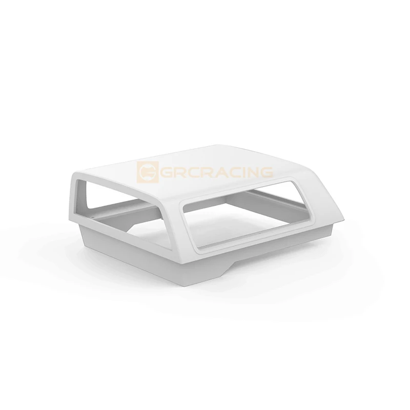 TRX4M White Simulation Plastic Cargo Box Cover Body Shell Modification for 1/18 RC Crawler TRX4-M Chevrolet K10 Upgrade Parts