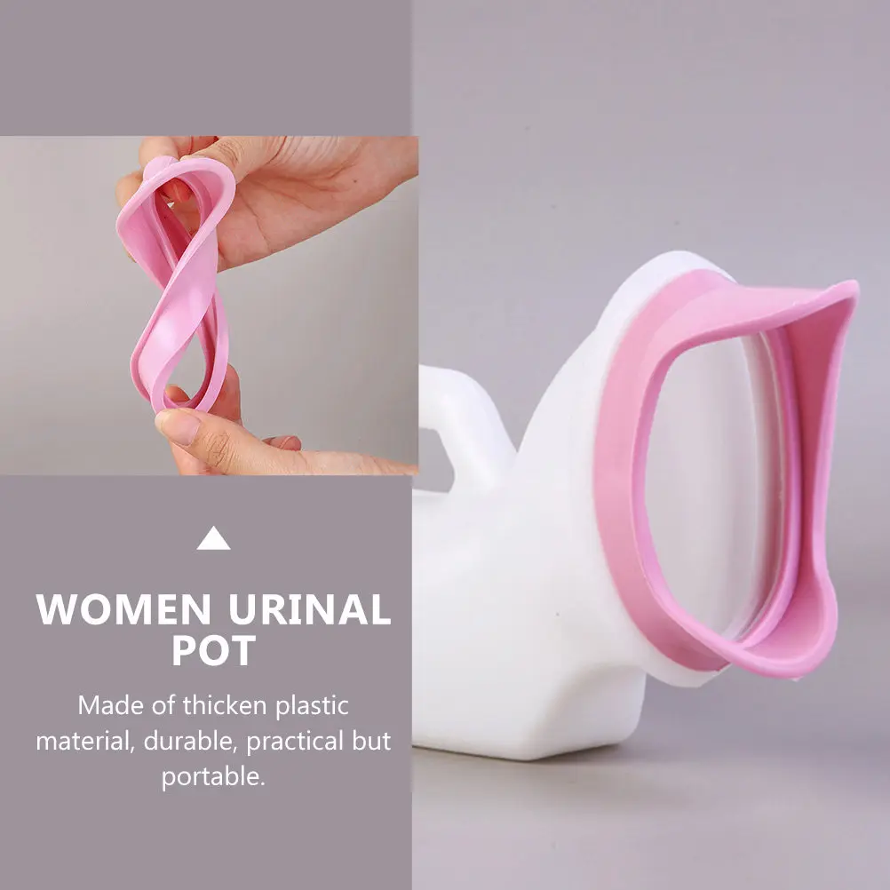 

1Pcs Chamber Pot for Women Durable Portable Design Large Capacity Suitable for Elderly Pregnant Women Female Urinal Bottle