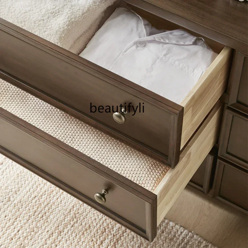 A139 lAmerican lockers, furniture, living room decoration, retro six-chest cabinet