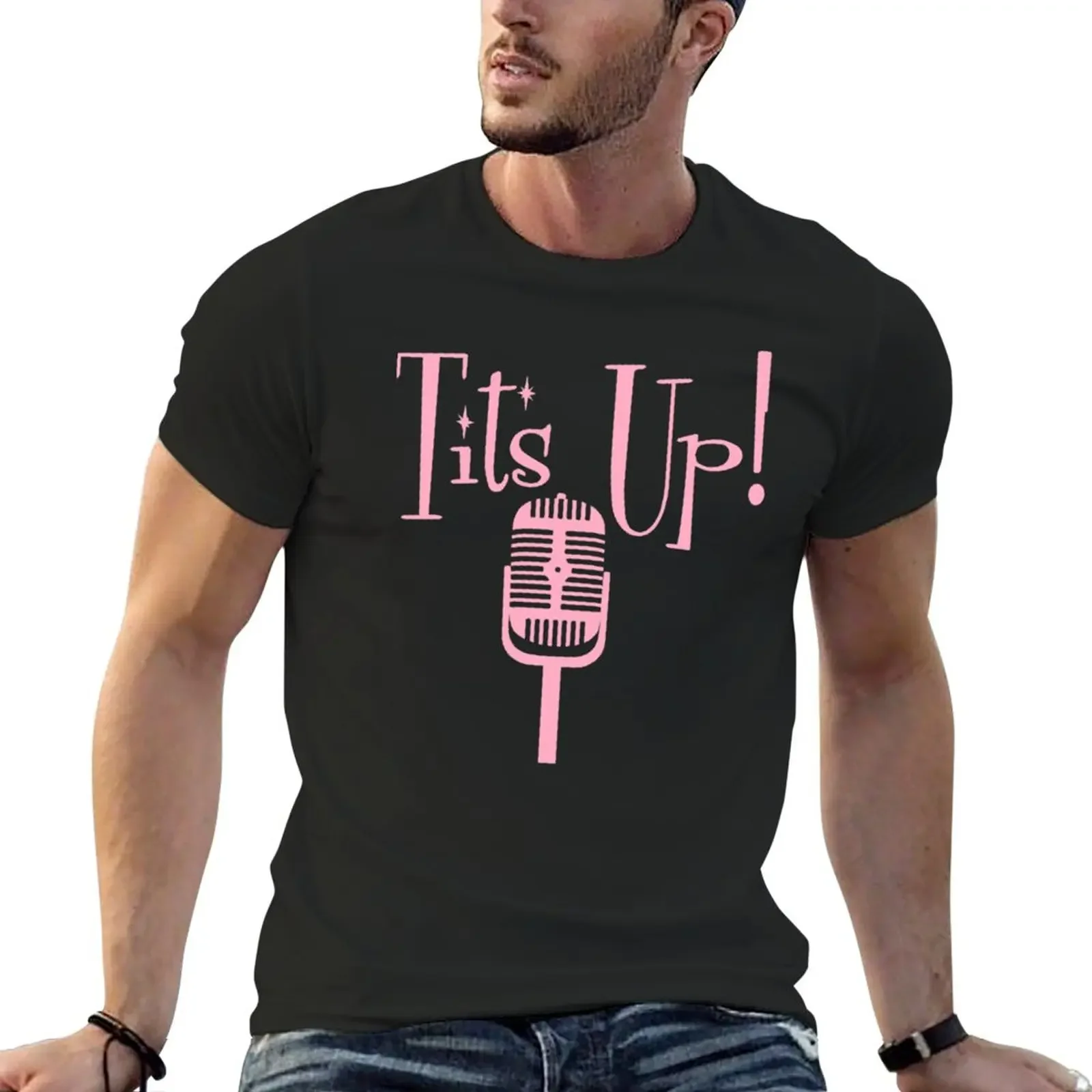 New Tits up T-Shirt black t shirts funny t shirts quick-drying t-shirt mens graphic t-shirts pack