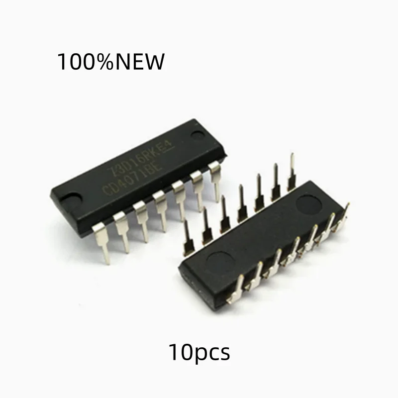 (10 Pieces) 100% New Cd4068Be Cd4070Be Cd4071Be Cd4072Be Cd4073Be Cd4075Be Cd4077Be Cd4078Be Cd4082Be In-Line Dip-14 Logic Gate Chip Ic