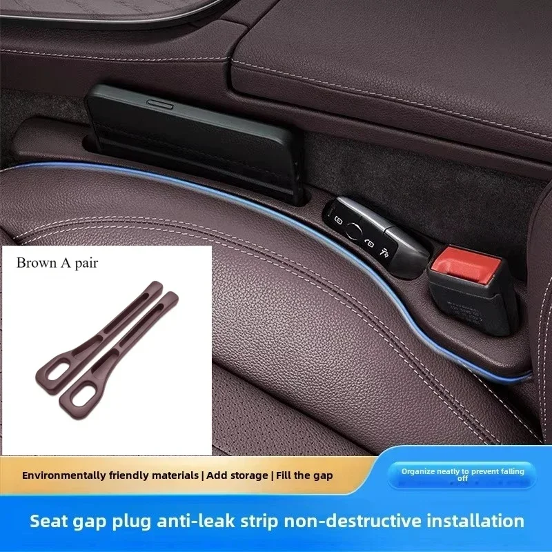 2025NEW Car seat gap plug anti-leak strip Car interior accessories Seat invisible storage box filling strip general guide image 3