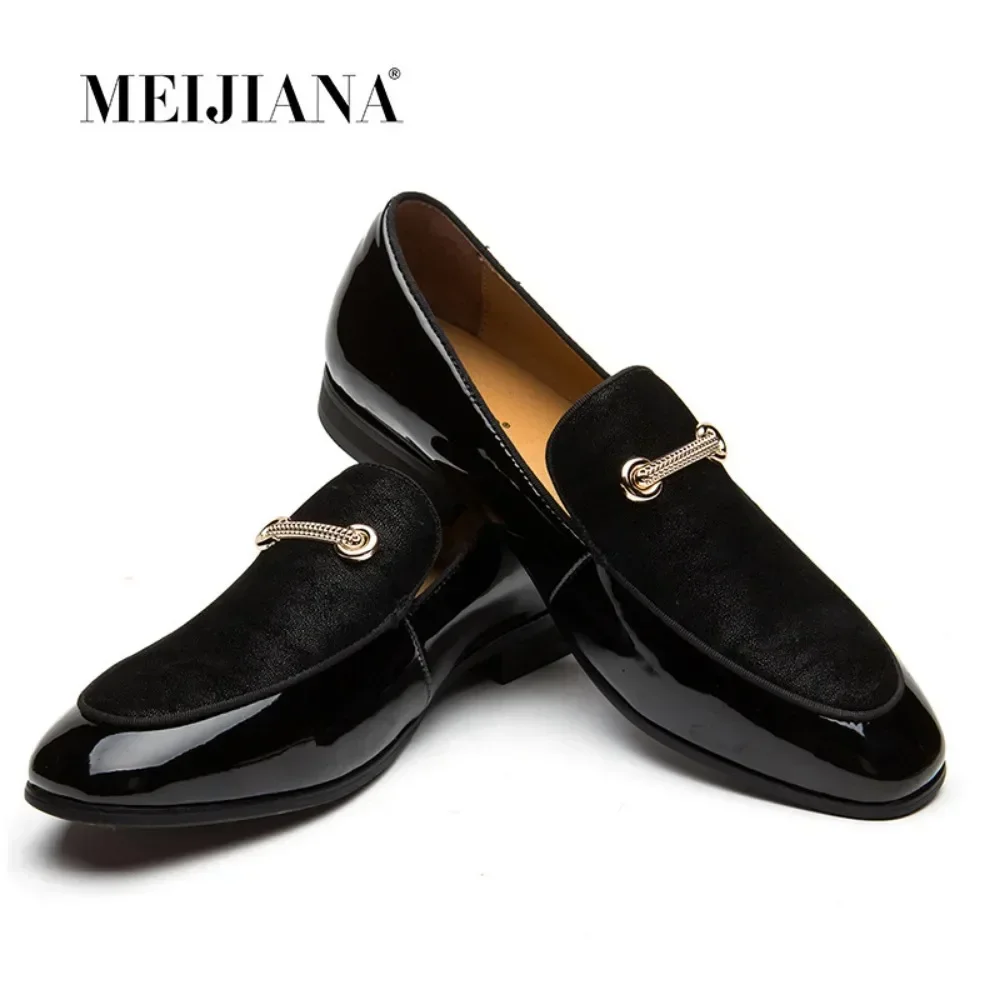 Men Flat Loafers 2025 Frosted Velvet Flat Shoes Comfortable Non Slip Fashion Loafers Lightweight Trendy Outdoor Casual Shoes