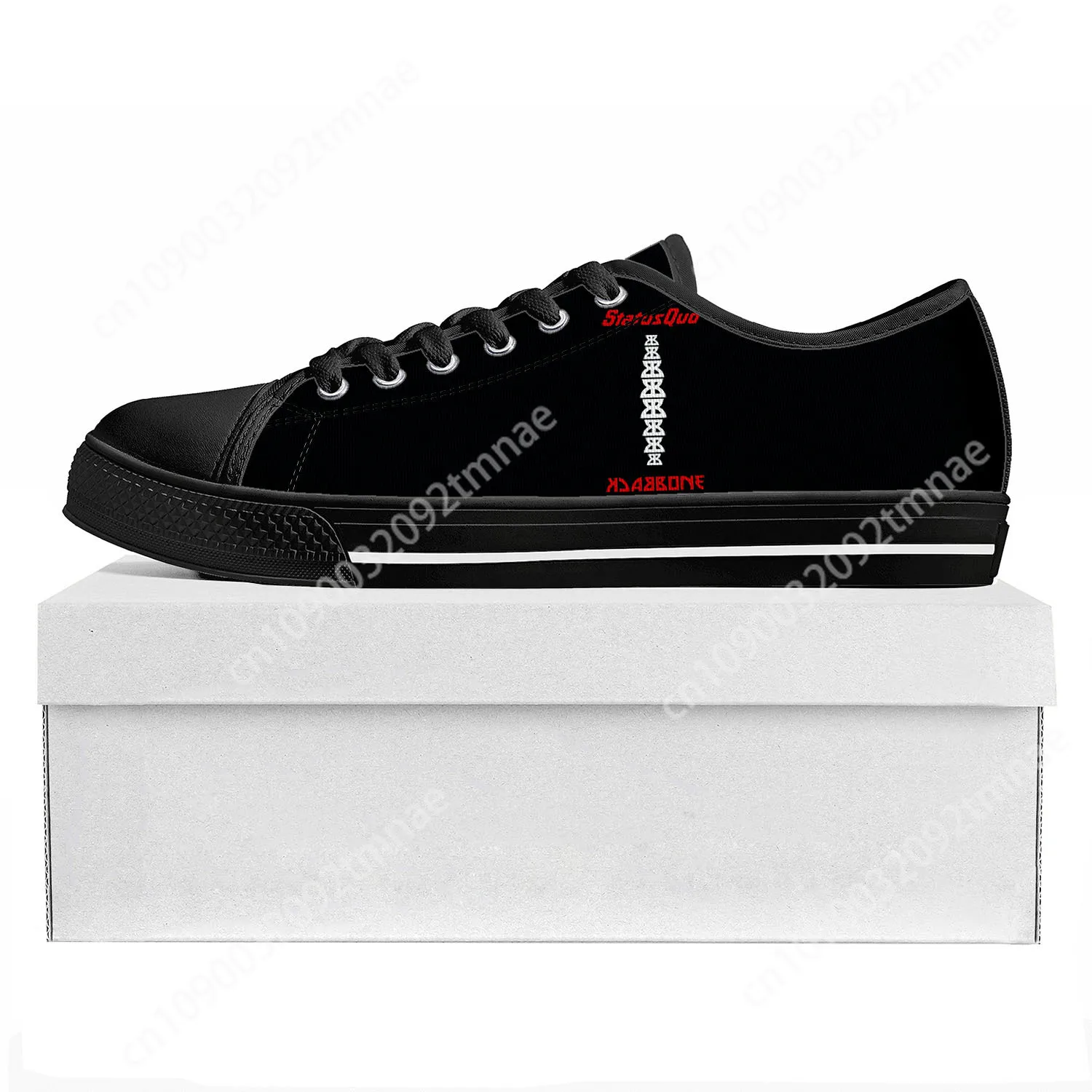 

Status Quo Rock Band Fashion Low Top High Quality Sneakers Mens Womens Teenager Canvas Sneaker Casual Couple Shoes Custom Shoe