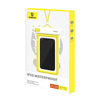 Baseus DeepDive IPX8 waterproof case with 4 layers seal-white and yellow