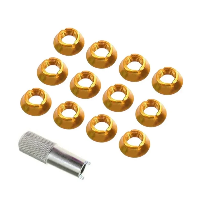 12pcs Radio Control Aluminum alloy Multicolour Switch Nut with Wrench For RC RadioLink Futaba JR Frsky Parts - Image 4