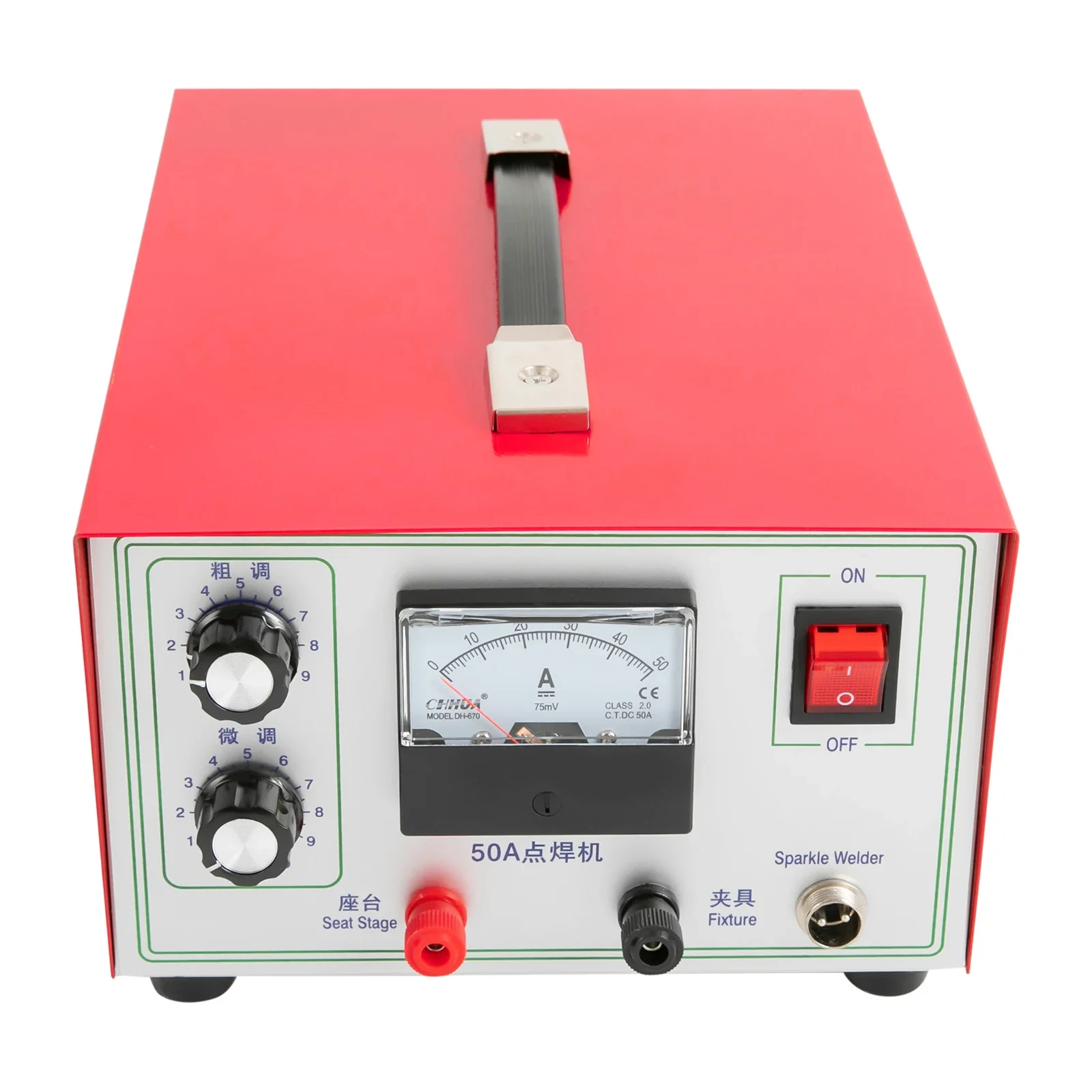 50A Jewellery Welding Machine for the Rapid Welding of Platinum, Gold, K-gold, Silver, Copper, and Iron 110V 500W