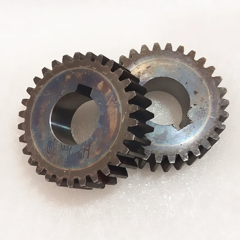 Spur Gear pinion 2Mod 30T 2 mod gear rack 30 teeth bore 25mm  keyway 8mm 45 steel cnc rack and pinion