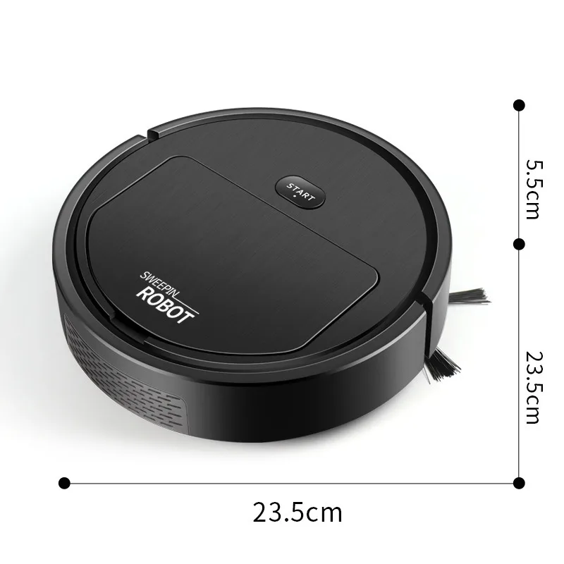 4 in 1 Rechargeable Robot Vacuum Cleaner with USB & Spray Wet & Dry Mopping for Home & Hotel Use