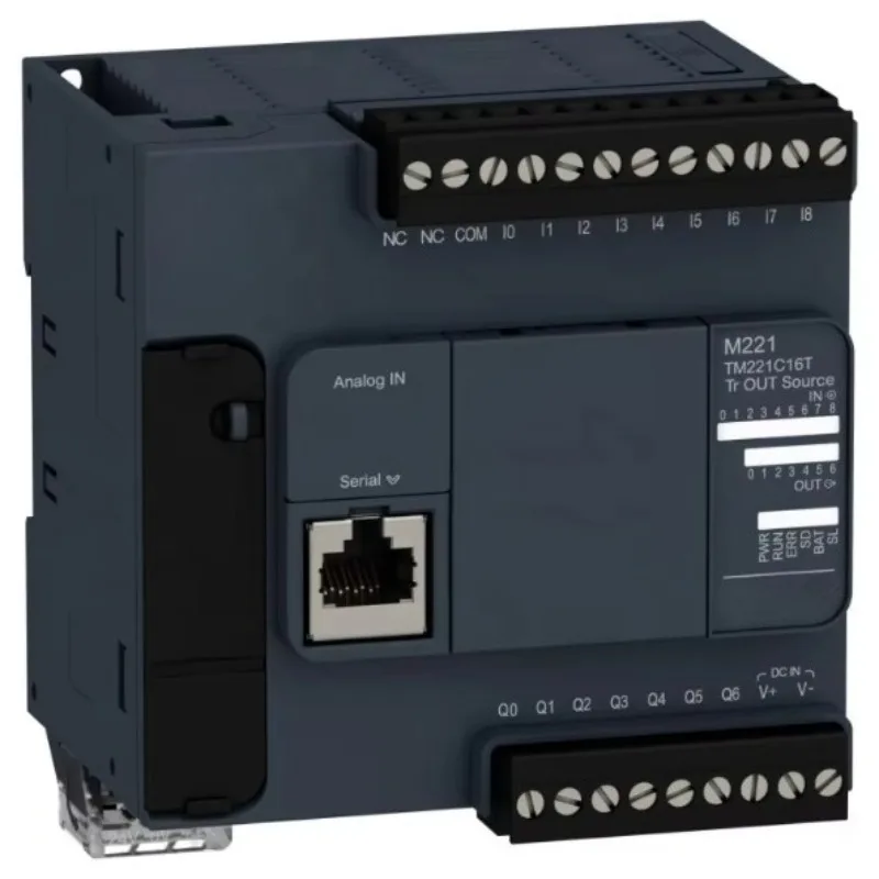 2026 Original M221 PLC Logic Controller Transistor Output Compact PNP 16 I/O 24V For PLC Programming