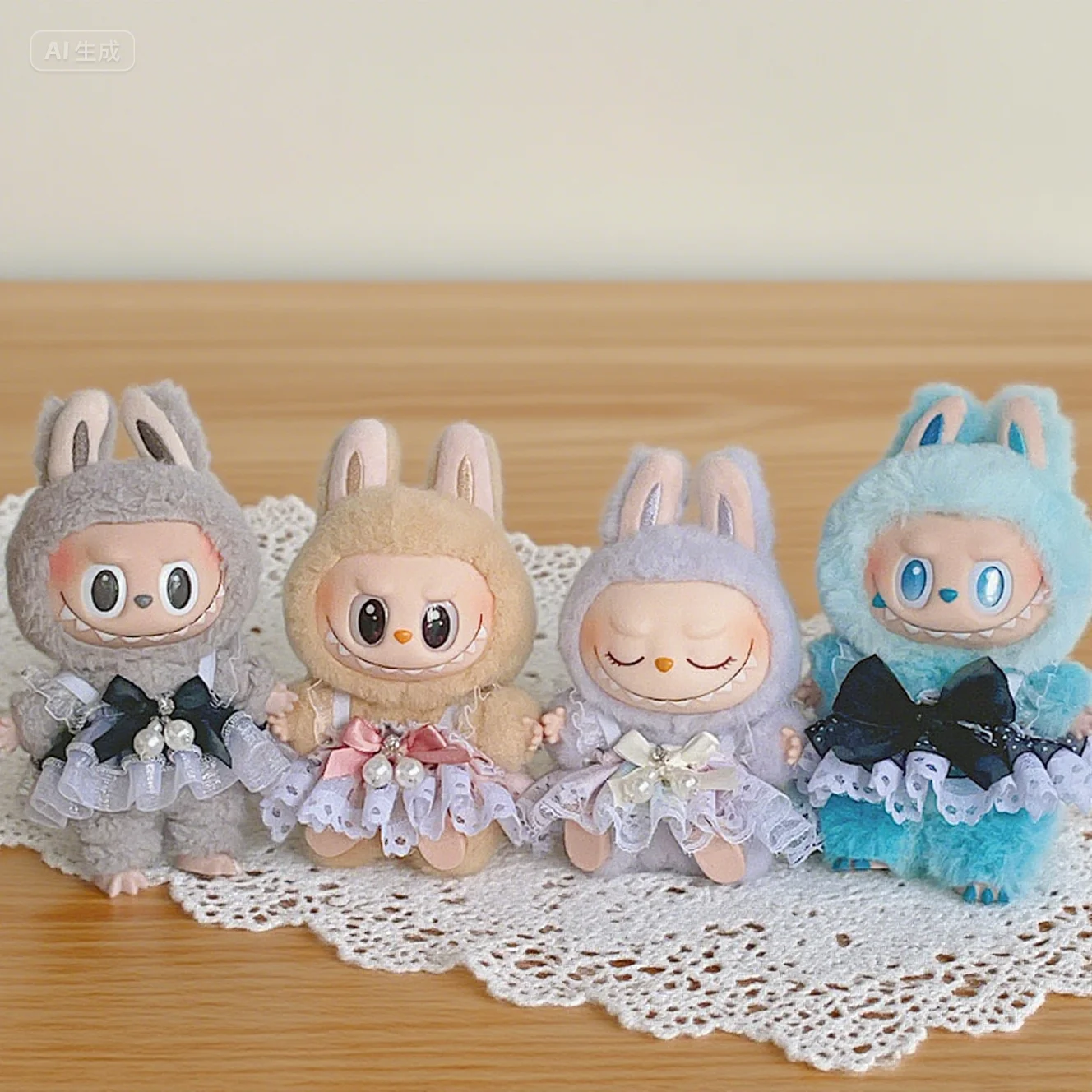 

17cm Labubu 1-3 Gen Doll Outfits | Butterfly Fairy Dress | Clothes for Labubu Plush Pendants Accessories