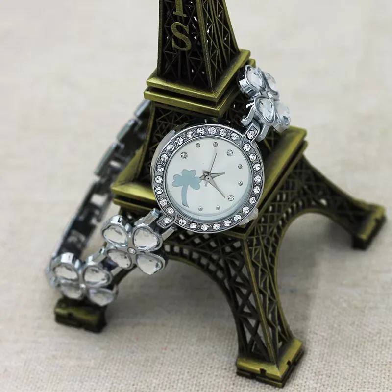 Clover de cuatro hojas con per - Jewels In Quartz Watches reseña y precio
