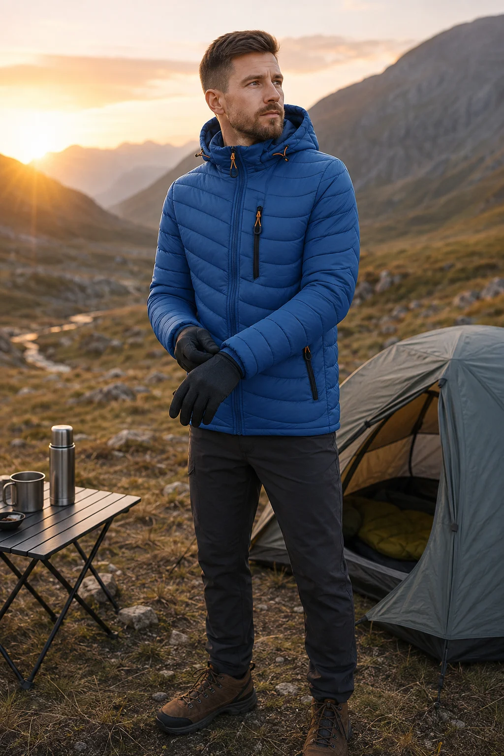 Men's Hiking Jacket Warm Camping Trekking Skiing Waterproof Coats Windproof Thermal Windbreaker Jackets Large Size