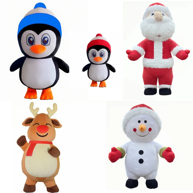 

Inflatable Penguin Mascot Costume Carnival Event Performance Birthday Party Role Playing Penguin Set